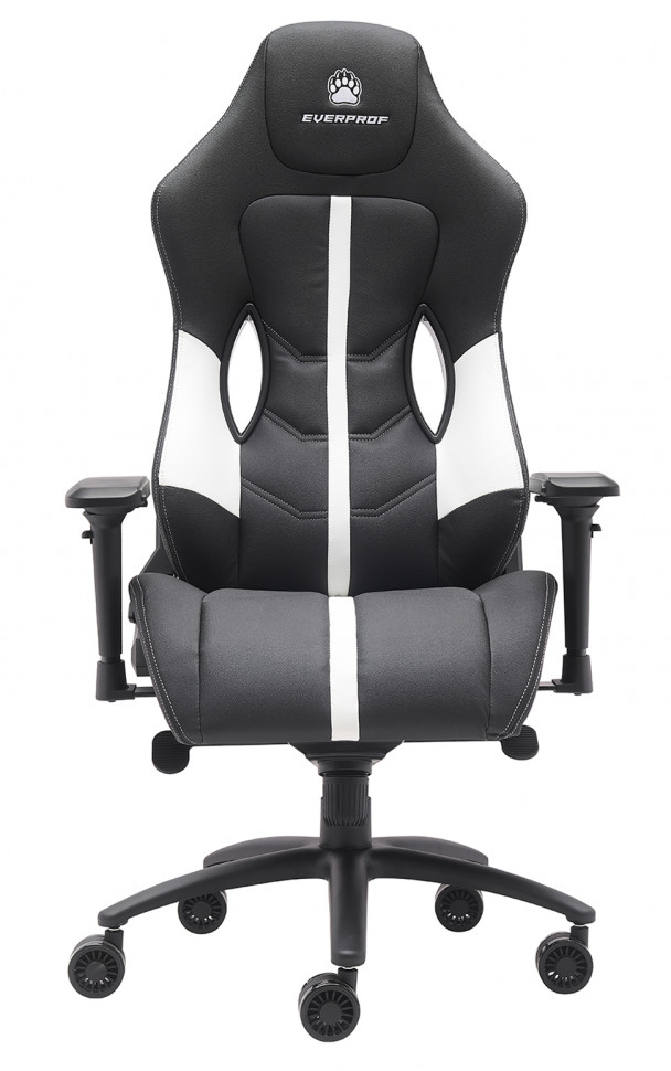 Геймерское кресло Everprof Jaguar (Ягуар) Экокожа Белый
