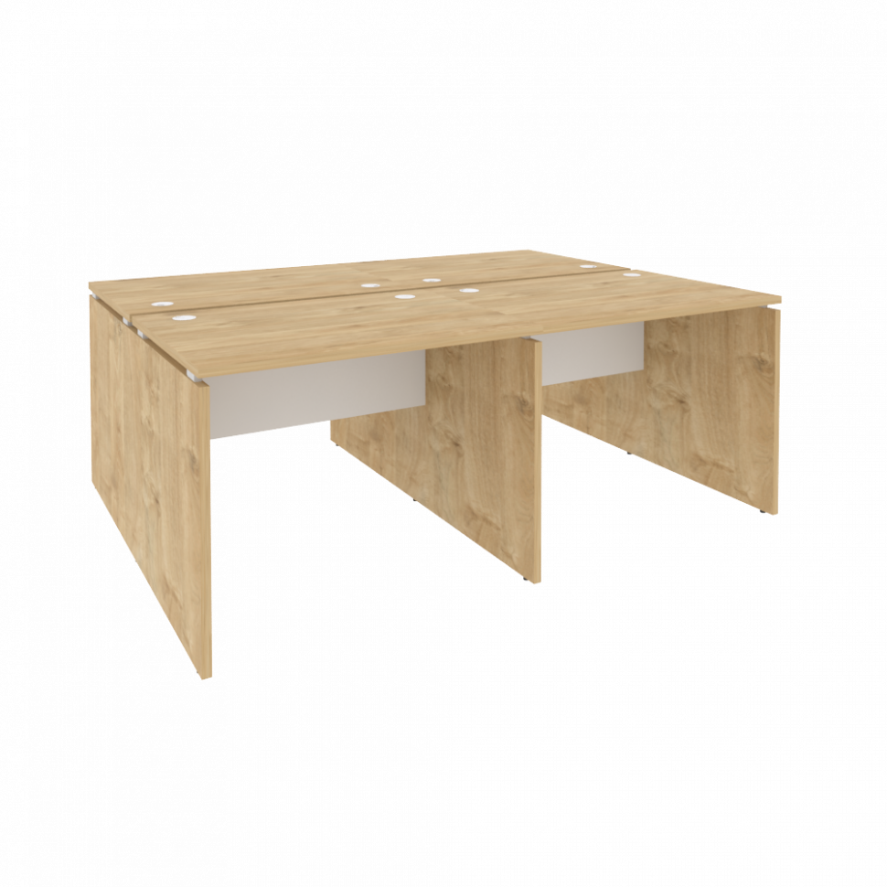 Onix Рабочая станция O.D.RS-4.1.7 Тиквуд Светлый/Белый Бриллиант 1960*1475*750