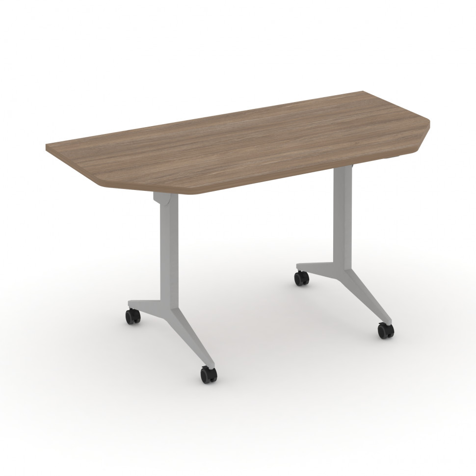 X-Pull Стол складной мобильный X.M-7.T1 Дуб Аризона/Металл Серый 1440*720*753