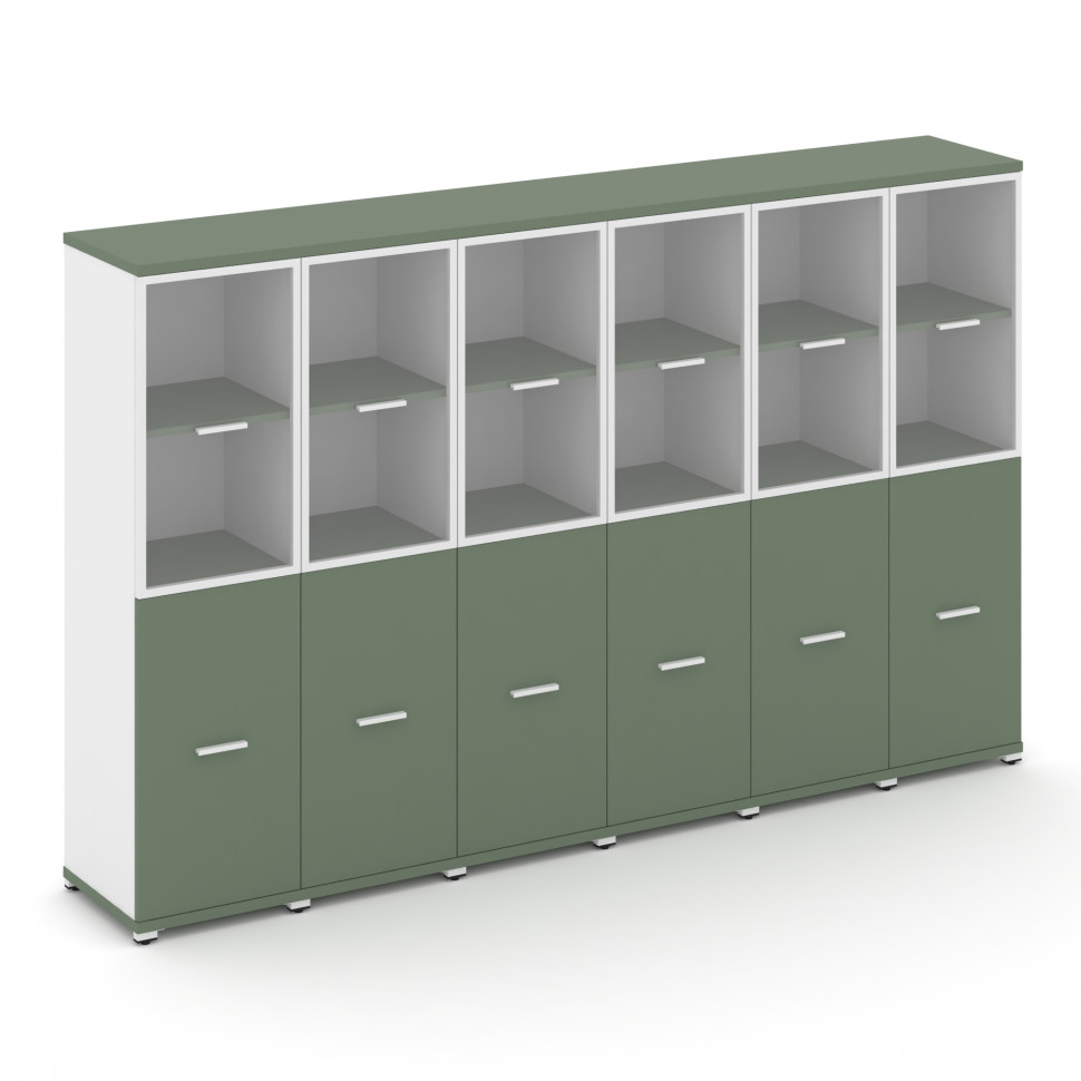 Concept Шкаф 6 узких секций, 4 ниши CN.STU-462 RPW W Кобо/Белый Бриллиант/Металл Белый/Прозрачный 25 Concept Шкаф 6 узких секций, 4 ниши CN.STU-462 RPW W Кобо/Белый Бриллиант/Металл Белый/Прозрачный 25