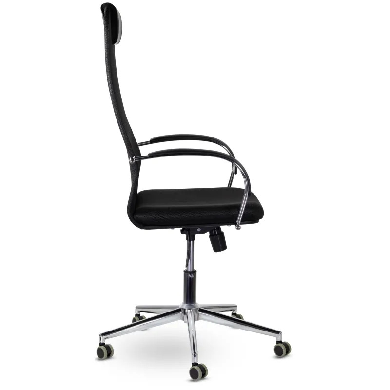 Кресло UP_СН-601 Соло хром SoloСН Ср S-0401/TW-01/Е11-к (черный)