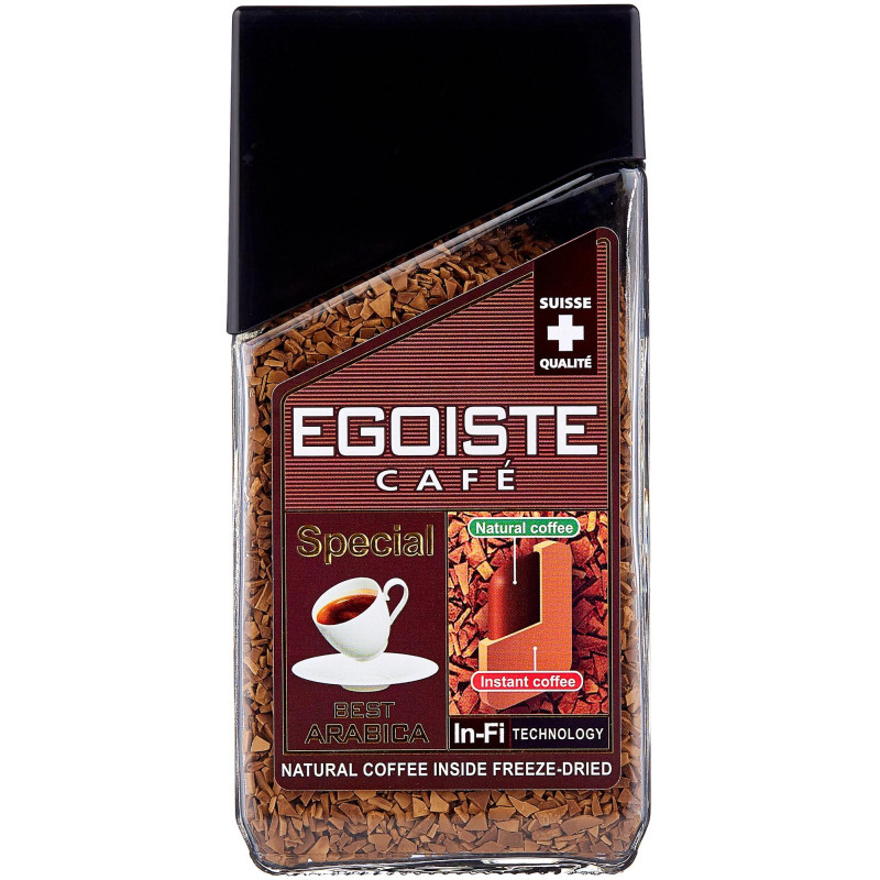 Кофе EGOISTE Special растворимый,100г стекло
