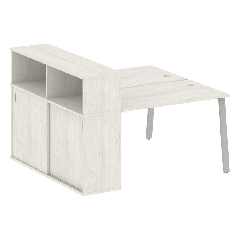 Metal System Рабочая станция с шкафом-купе на А-образном м/к БА.РС-СШК-2.2 Т Дуб Наварра/Металл Серы Metal System Рабочая станция с шкафом-купе на А-образном м/к БА.РС-СШК-2.2 Т Дуб Наварра/Металл Серы