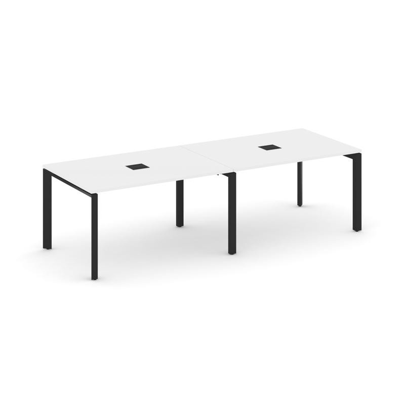 Style Project Стол переговорный SN-59P.SPRG-012 Белый/Металл Черный 2360*980*750