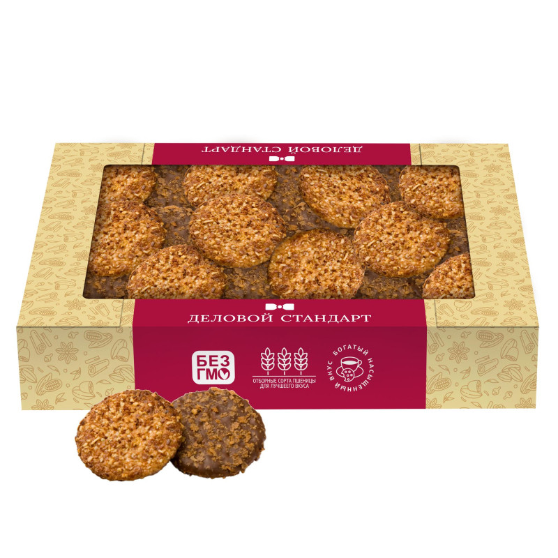 Печенье Деловой Стандарт сдобное Десертное, 335 гр  