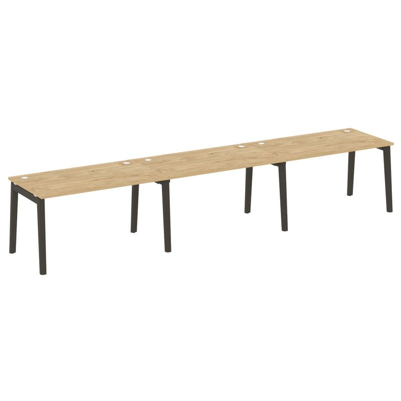 Onix Wood Рабочая станция OW.RS-3.3.8 Тиквуд Светлый/Дуб Темный/Металл Антрацит 4140*800*750 Onix Wood Рабочая станция OW.RS-3.3.8 Тиквуд Светлый/Дуб Темный/Металл Антрацит 4140*800*750