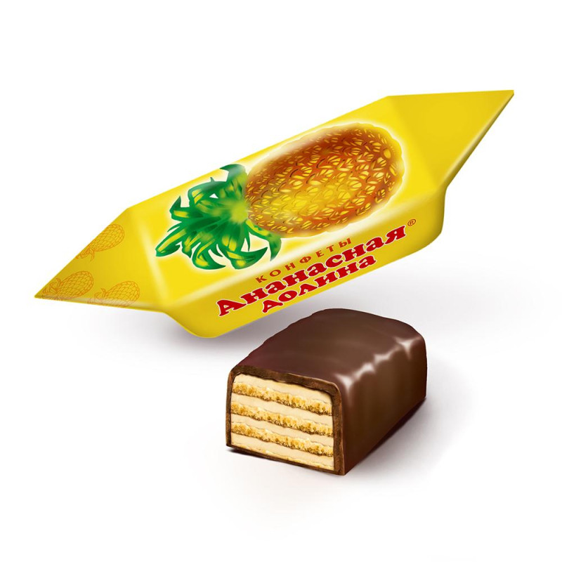 Конфеты шоколадные Ананасная долина, 1кг Конфеты шоколадные Ананасная долина, 1кг