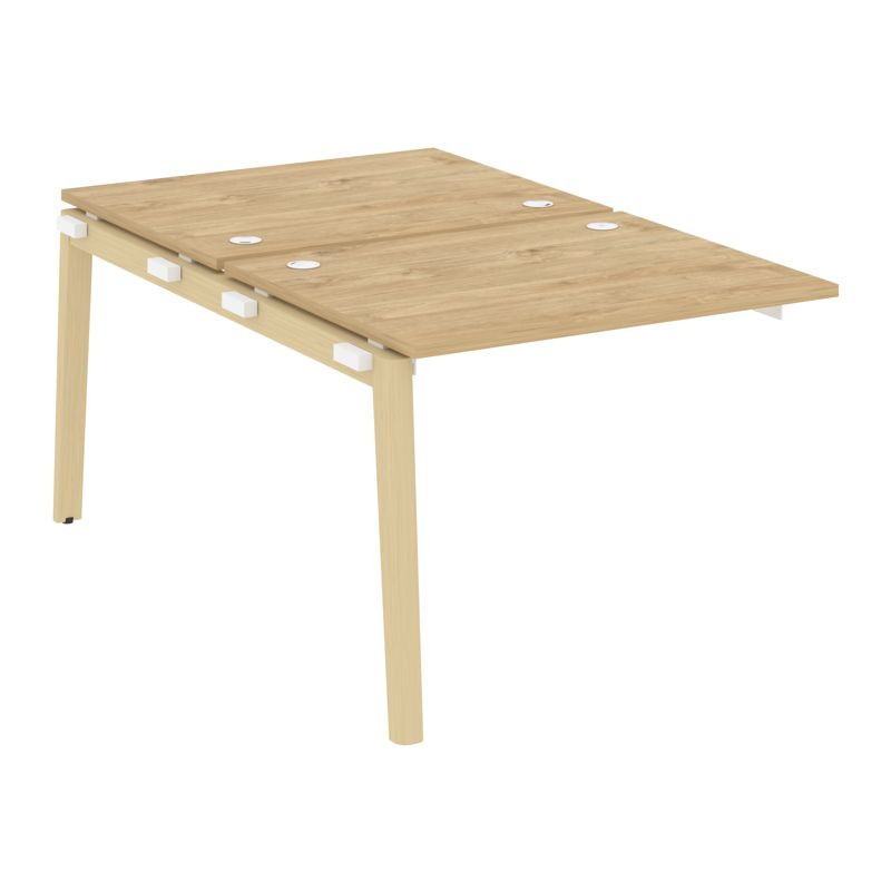 Onix Wood Наборный эл. раб. станции OW.2.NRS-1.8 Тиквуд Светлый/Дуб Светлый/Металл Белый 980*1635*75