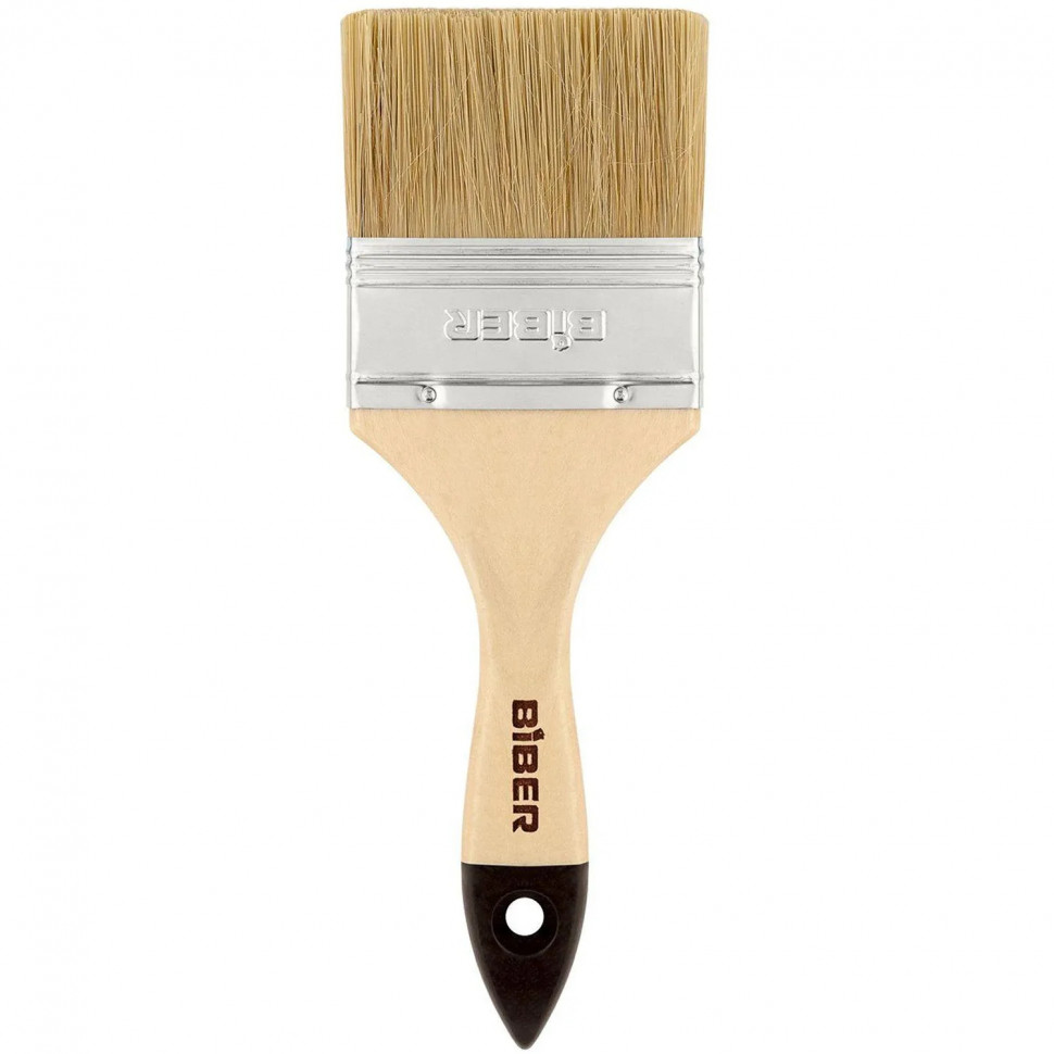Кисть флейцевая БИБЕР 31126 Стандарт натуральная щетина, 75 мм СПб