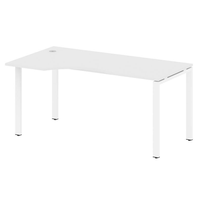 Metal System Стол криволинейный левый на П-образном м/к БП.СА-1 (L) Белый/Металл Белый 1600*900*750 Metal System Стол криволинейный левый на П-образном м/к БП.СА-1 (L) Белый/Металл Белый 1600*900*750