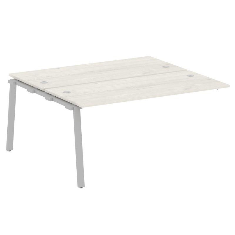 Metal System Проходной элемент рабочей станции на А-образном м/к БА.ПРС-СП-2.4 Дуб Наварра/Металл Се