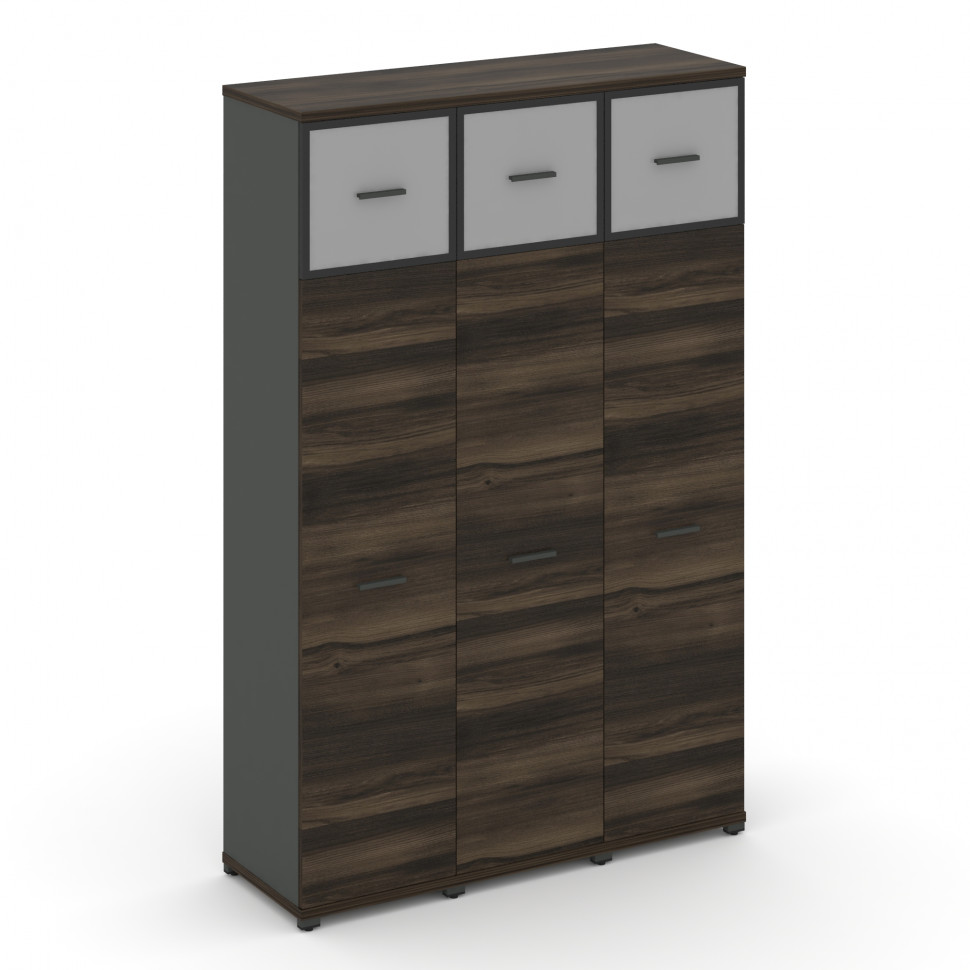 Concept Шкаф 3 узкие секции, 5 ниш CN.STU-537 RMB A Дуб Мали/Антрацит/Металл Антрацит/Сатин 1252*420 Concept Шкаф 3 узкие секции, 5 ниш CN.STU-537 RMB A Дуб Мали/Антрацит/Металл Антрацит/Сатин 1252*420