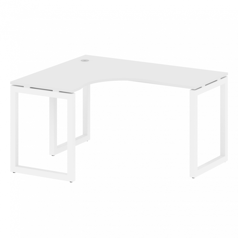 Metal System Quattro Стол криволинейный левый на О-образном м/к 50БО.СА-3 (L) Белый/Металл Белый 140 Metal System Quattro Стол криволинейный левый на О-образном м/к 50БО.СА-3 (L) Белый/Металл Белый 140
