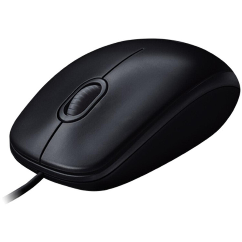 Мышь компьютерная Logitech M100 Dark/Grey 910-005006 проводная