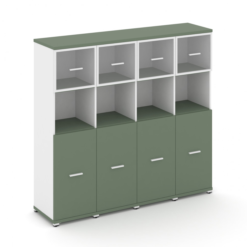 Concept Шкаф 4 узкие секции, 4 ниши CN.STU-445 RPW W Кобо/Белый Бриллиант/Металл Белый/Прозрачный 16 Concept Шкаф 4 узкие секции, 4 ниши CN.STU-445 RPW W Кобо/Белый Бриллиант/Металл Белый/Прозрачный 16