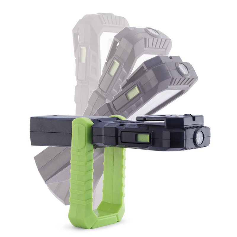 Фонарь ЯРКИЙ ЛУЧ OPTIMUS ACCU v.2 mаxi COB 420лм 3 реж. магнит/крюк акк