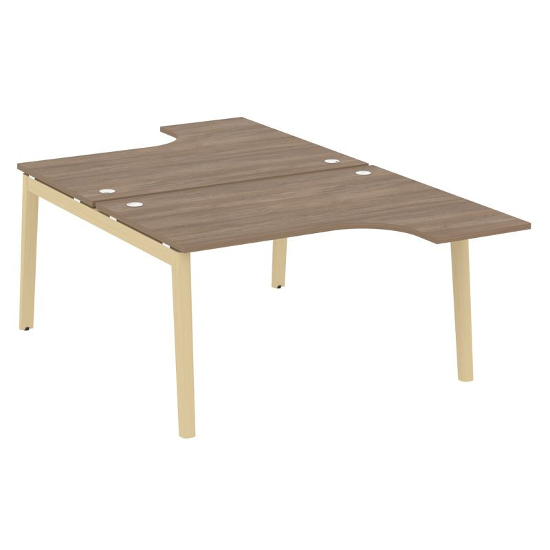 Onix Wood Рабочая станция OW.D.SA-3 Дуб Аризона/Дуб Светлый/Металл Белый 1380*2395*750 (1635/460)