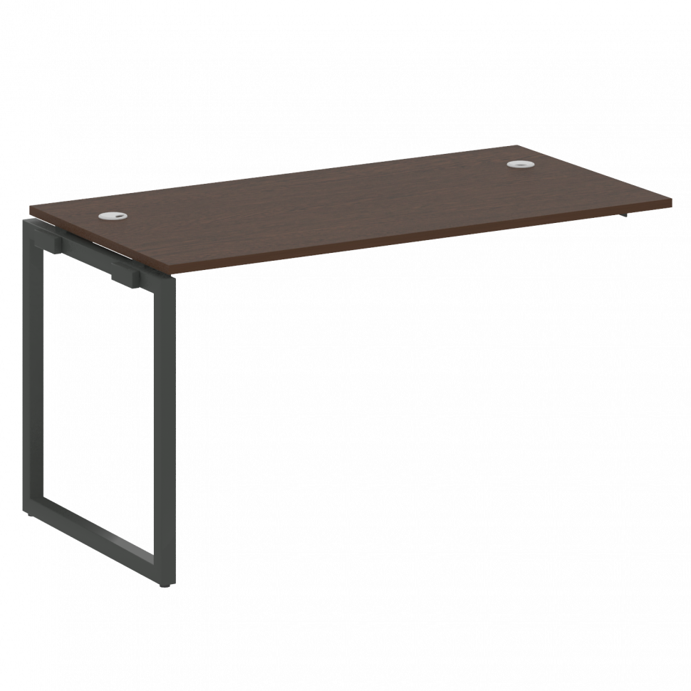 Metal System Quattro Проходной элемент рабочей станции на О-образном м/к 40БО.ПРС-СП-1.3 Венге Цаво/ Metal System Quattro Проходной элемент рабочей станции на О-образном м/к 40БО.ПРС-СП-1.3 Венге Цаво/