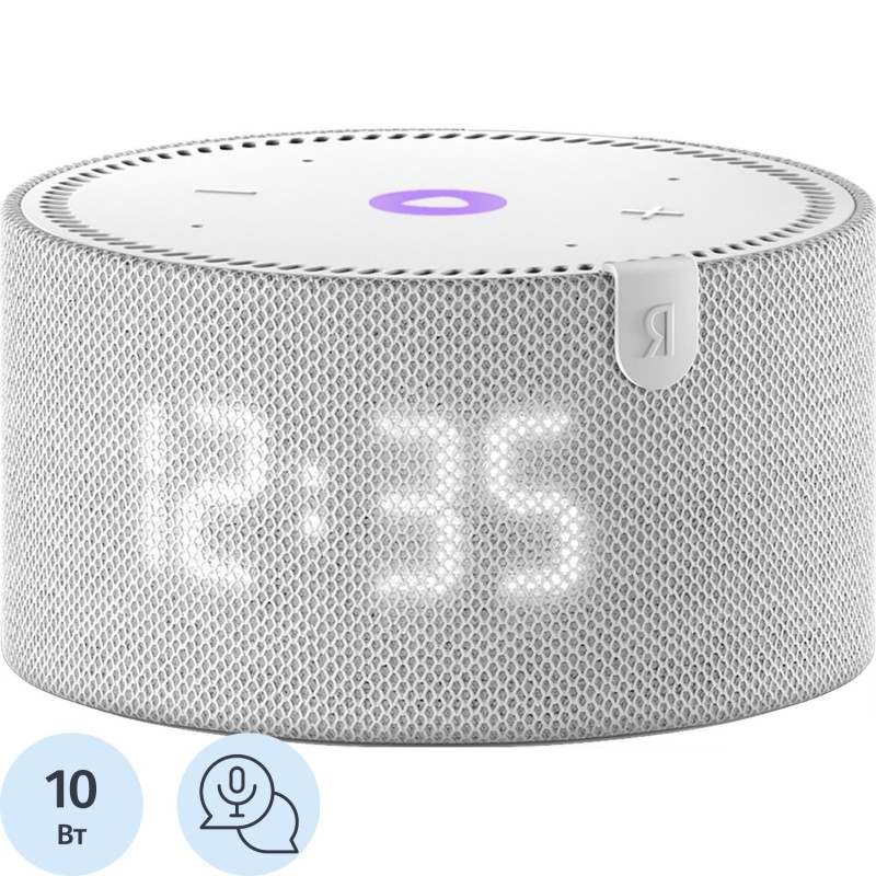 Умная колонка Яндекс.Станция Мини с часами, серый (YNDX-00020G)