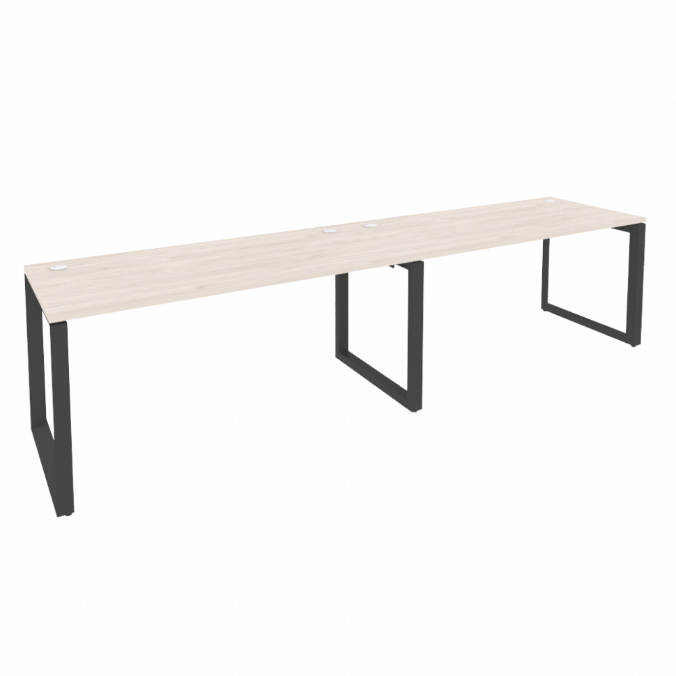 Onix Рабочая станция на О-образном м/к O.MO-RS-2.4.7 Денвер Светлый/Металл Антрацит 3160*720*750 Onix Рабочая станция на О-образном м/к O.MO-RS-2.4.7 Денвер Светлый/Металл Антрацит 3160*720*750