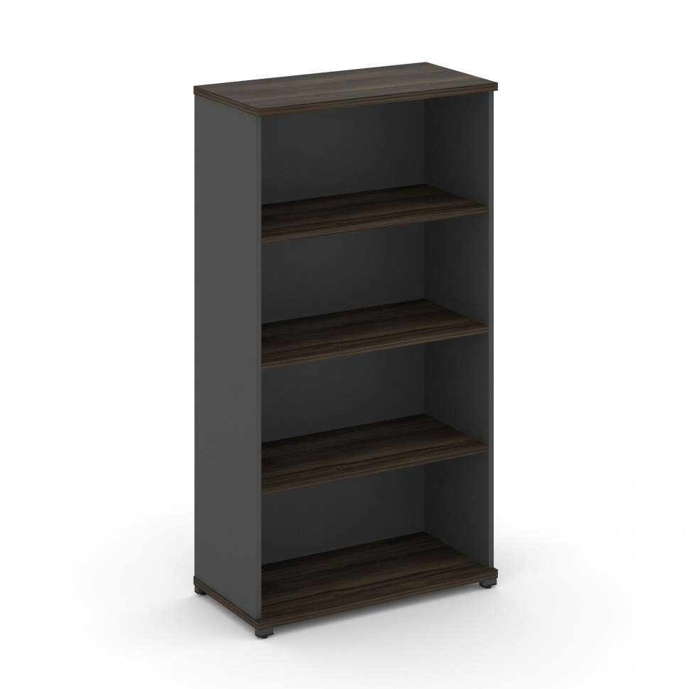 Concept Стеллаж 1 широкая секция, 4 ниши CN.STS-410 Дуб Мали/Антрацит/Металл Антрацит 836*420*1554