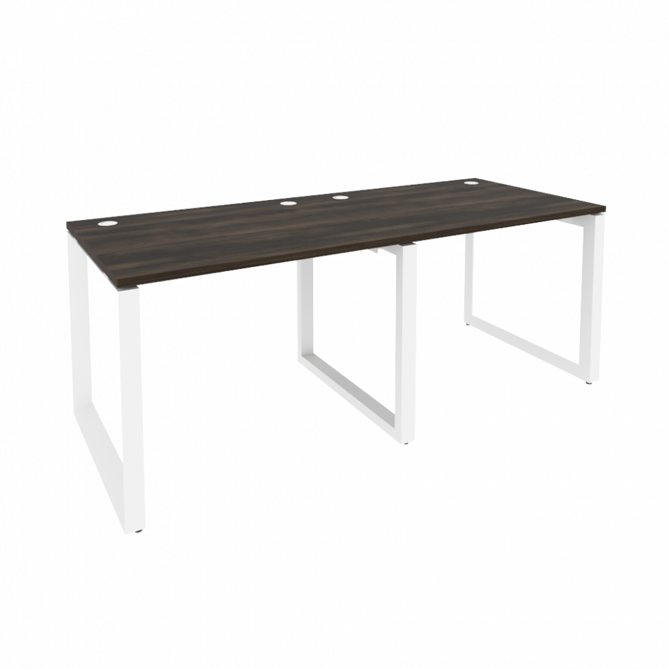 Onix Рабочая станция на О-образном м/к O.MO-RS-2.1.8 Дуб Мали/Металл Белый 1960*800*750
