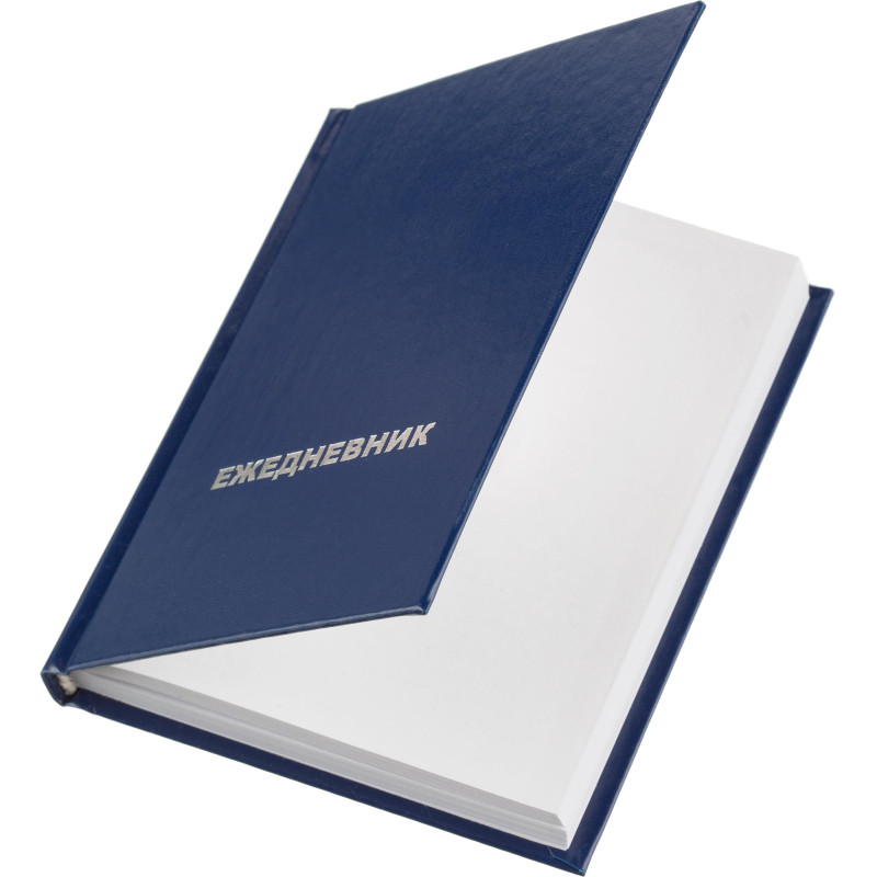 Ежедневник недатированный Attache Economy,бумвинил,синий,А6,105х140мм,128л