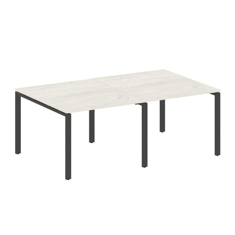 Metal System Переговорный стол (2 столешницы) на П-образном м/к БП.ПРГ-2.1 Дуб Наварра/Металл Антрац Metal System Переговорный стол (2 столешницы) на П-образном м/к БП.ПРГ-2.1 Дуб Наварра/Металл Антрац