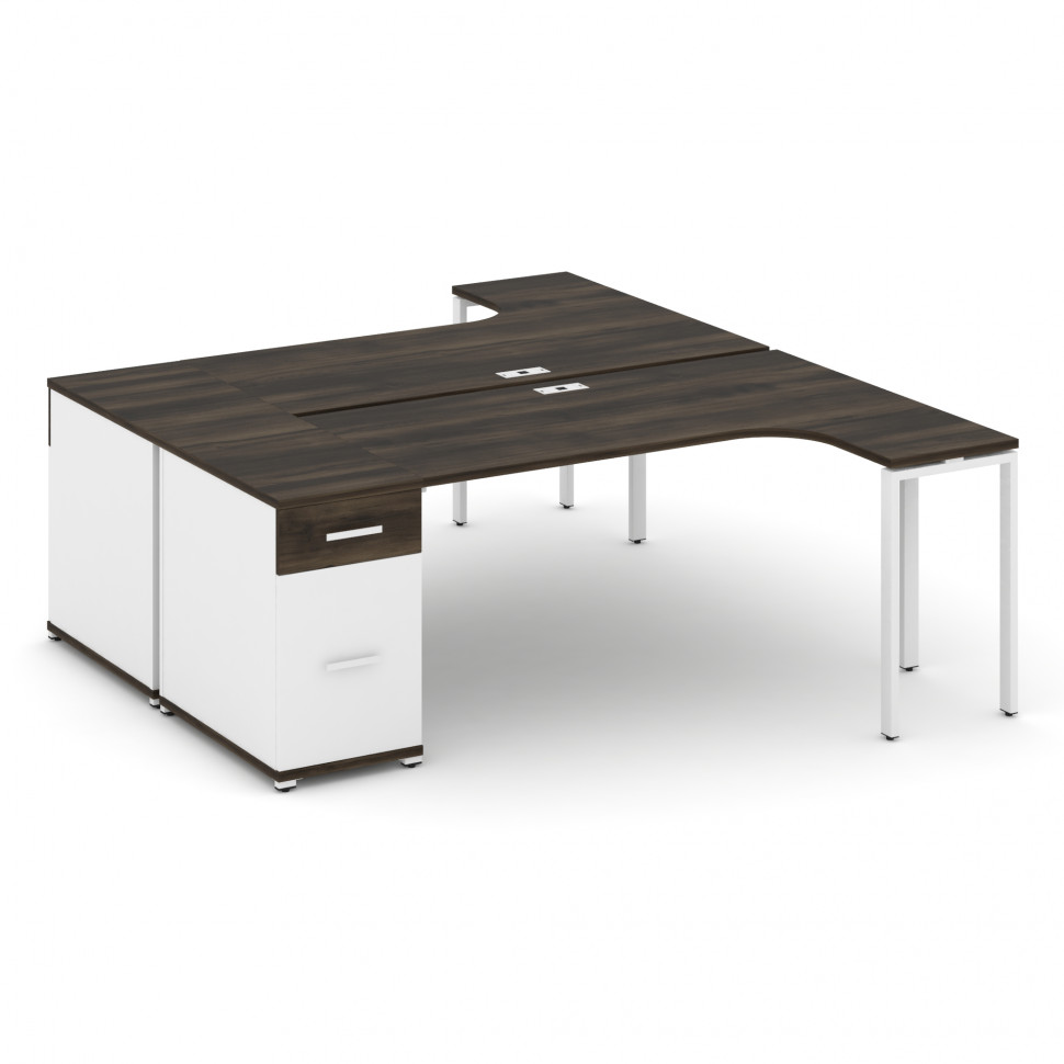 Concept Рабочая станция CN.DSA-404 W Дуб Мали/Белый Бриллиант/Металл Белый 2000*1180*750 Concept Рабочая станция CN.DSA-404 W Дуб Мали/Белый Бриллиант/Металл Белый 2000*1180*750