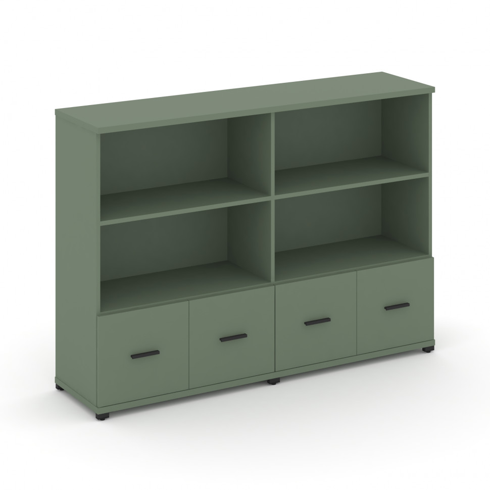 Concept Шкаф 2 широкие секции, 3 ниши CN.STS-321 B Кобо/Металл Черный 1668*420*1186 Concept Шкаф 2 широкие секции, 3 ниши CN.STS-321 B Кобо/Металл Черный 1668*420*1186