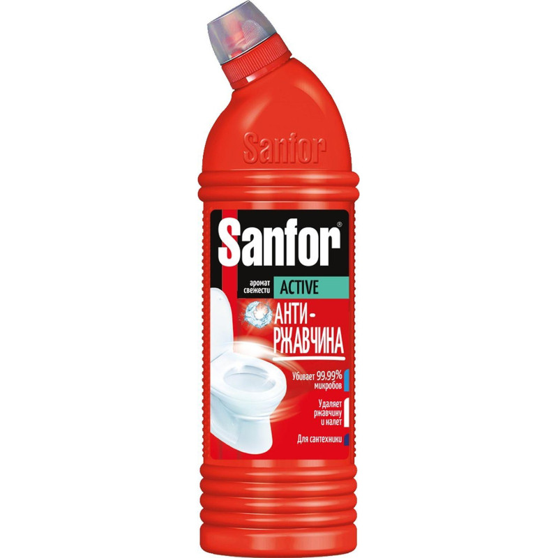 Средство для сантехники SANFOR active антиржавчина 750гр