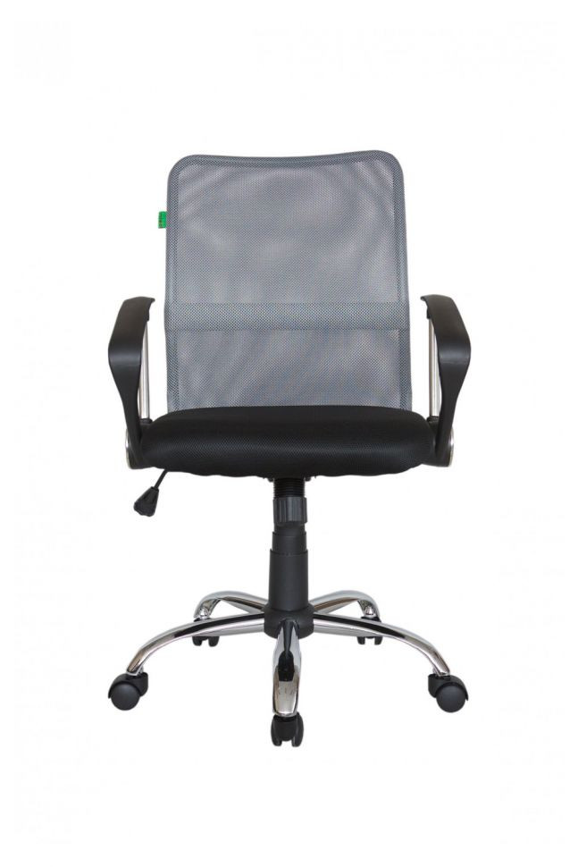 Кресло Smart m RCH 8075 Чёрная ткань/Серая сетка (DW-04)