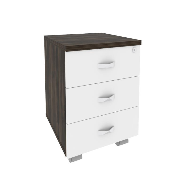 Onix Direct Тумба мобильная O.TM-3 Дуб Мали/Белый Бриллиант 432*460*611 Onix Direct Тумба мобильная O.TM-3 Дуб Мали/Белый Бриллиант 432*460*611