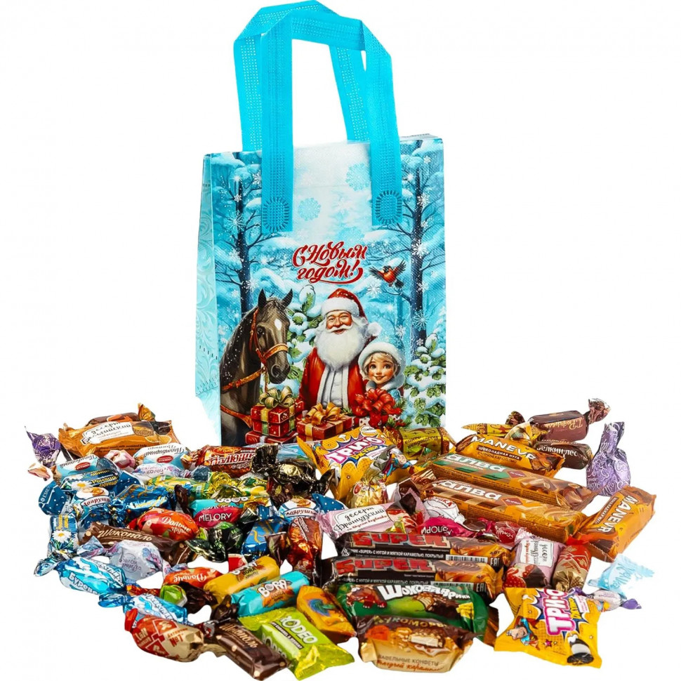 Новогодний сладкий подарок &#039;На лесной опушке&#039; 1000 грамм, А25131