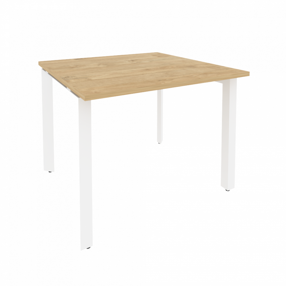 Onix Стол переговорный O.MP-PRG-1.1 Тиквуд Светлый/Металл Белый 980*980*750 Onix Стол переговорный O.MP-PRG-1.1 Тиквуд Светлый/Металл Белый 980*980*750