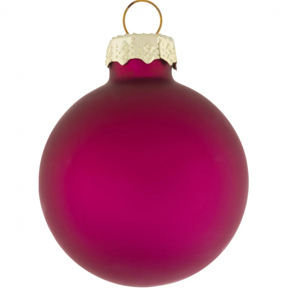 Набор шаров подвесных Розовые оттенкистекло,наб.12шт  4x4x4см,88040 (НГ)