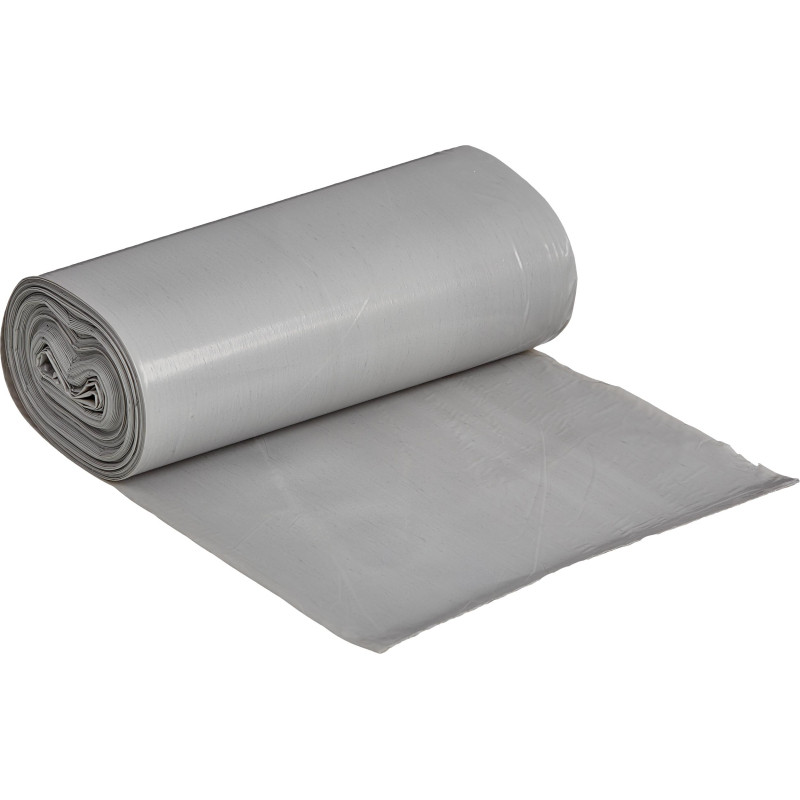 Мешки для мусора ПВД+добавка 60л 40мкм 20шт/рул серые 60х75см