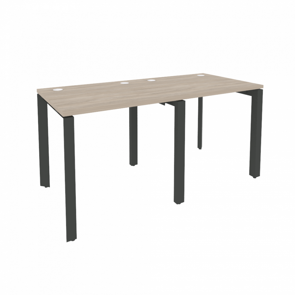Onix Рабочая станция на П-образном м/к O.MP-RS-2.0.7 Дуб Аттик/Металл Антрацит 1560*720*750