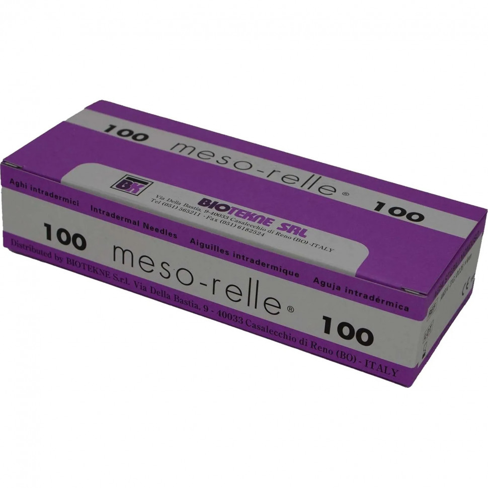 Игла для мезотерапии 30G (0,3x4мм) Meso-relle 100шт/уп