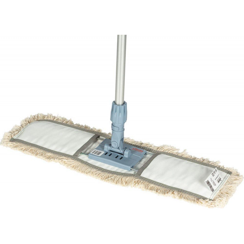 Швабра флаундер д/пола ДастМоп сталь 60х9см c насадкой Vileda 143555