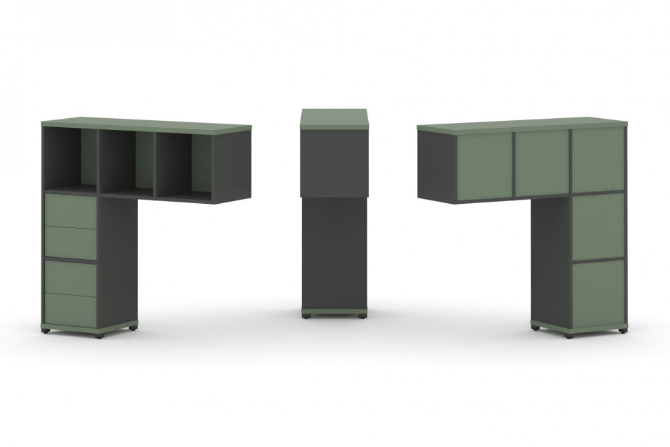 Concept Надставка низкая CN.ONN-003 Кобо/Антрацит/Металл Антрацит 1099*365*1130 Concept Надставка низкая CN.ONN-003 Кобо/Антрацит/Металл Антрацит 1099*365*1130