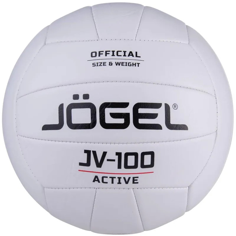 Мяч волейбольный Jögel JV-100, белый (BC21), УТ-00019885