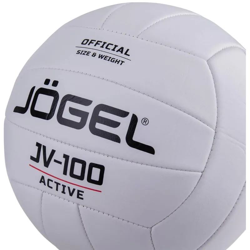 Мяч волейбольный Jögel JV-100, белый (BC21), УТ-00019885