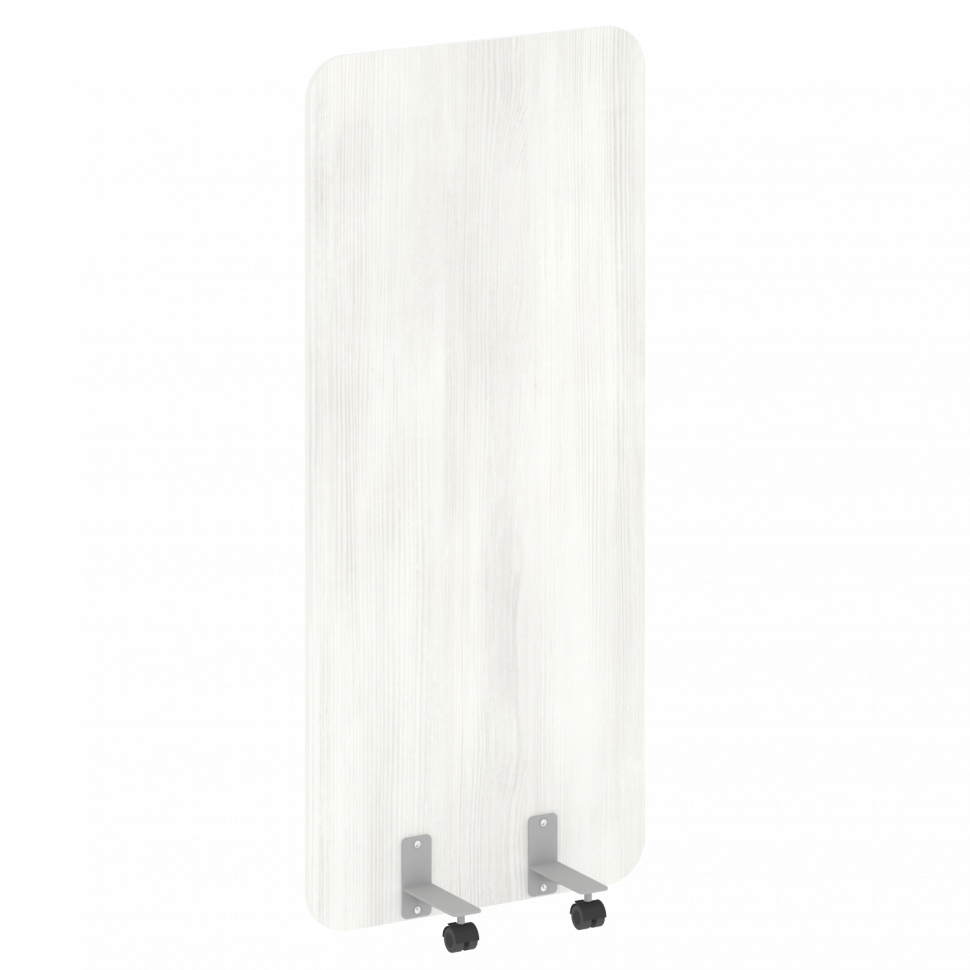 R-line Перегородка на металлических опорах, на роликах DP.R-80-180 Снежная Патина/Металл Серый 800*1