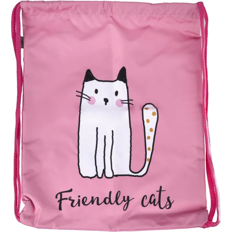 Мешок для обуви Комус Класс Friendly cats 360x470 мм, Мо-26-1