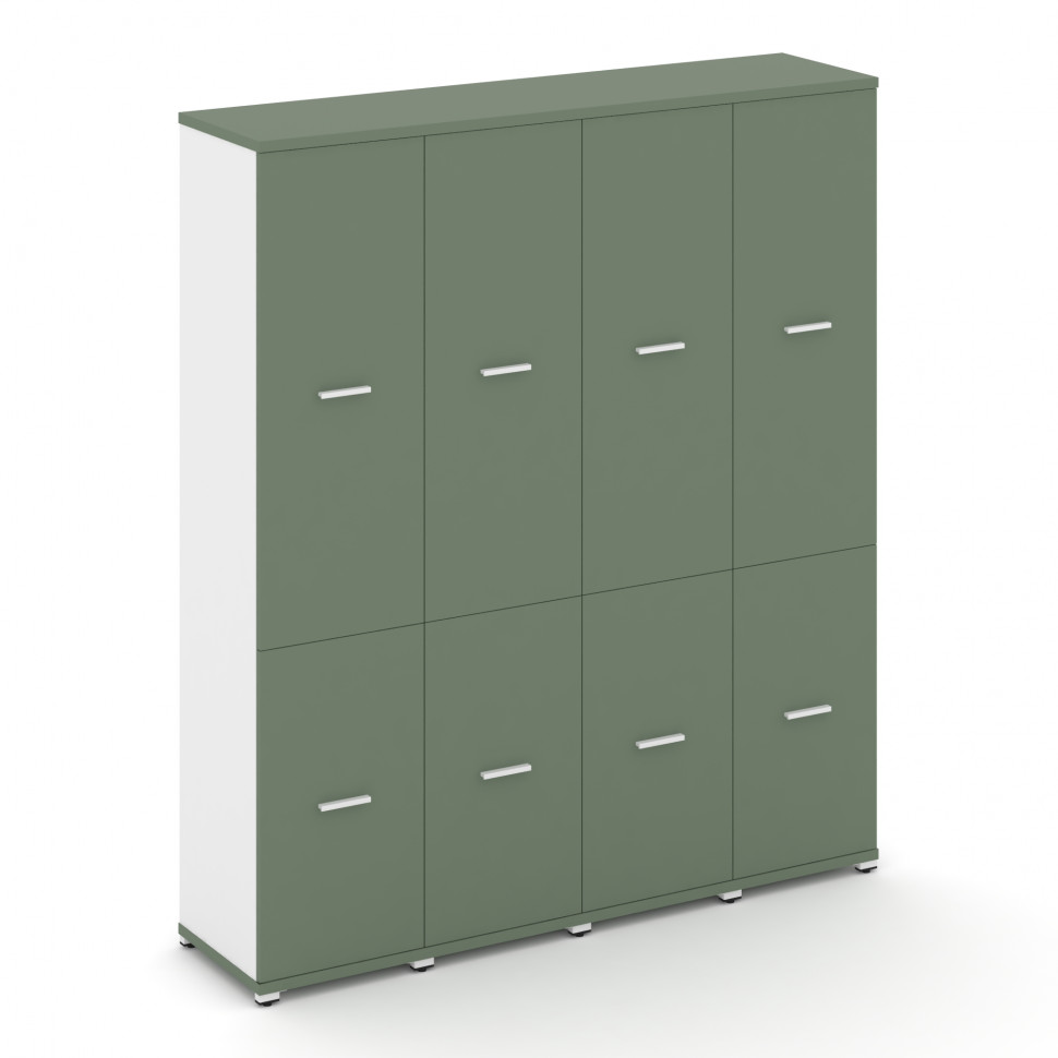 Concept Шкаф 4 узкие секции, 5 ниш CN.STU-542 W Кобо/Белый Бриллиант/Металл Белый 1668*420*1922 Concept Шкаф 4 узкие секции, 5 ниш CN.STU-542 W Кобо/Белый Бриллиант/Металл Белый 1668*420*1922