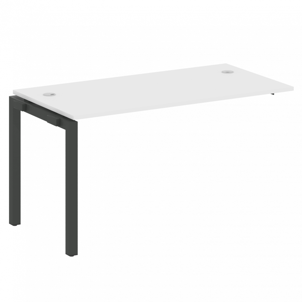 Metal System Quattro Проходной элемент рабочей станции на П-образном м/к 50БП.ПРС-СП-1.3 Белый/Метал Metal System Quattro Проходной элемент рабочей станции на П-образном м/к 50БП.ПРС-СП-1.3 Белый/Метал