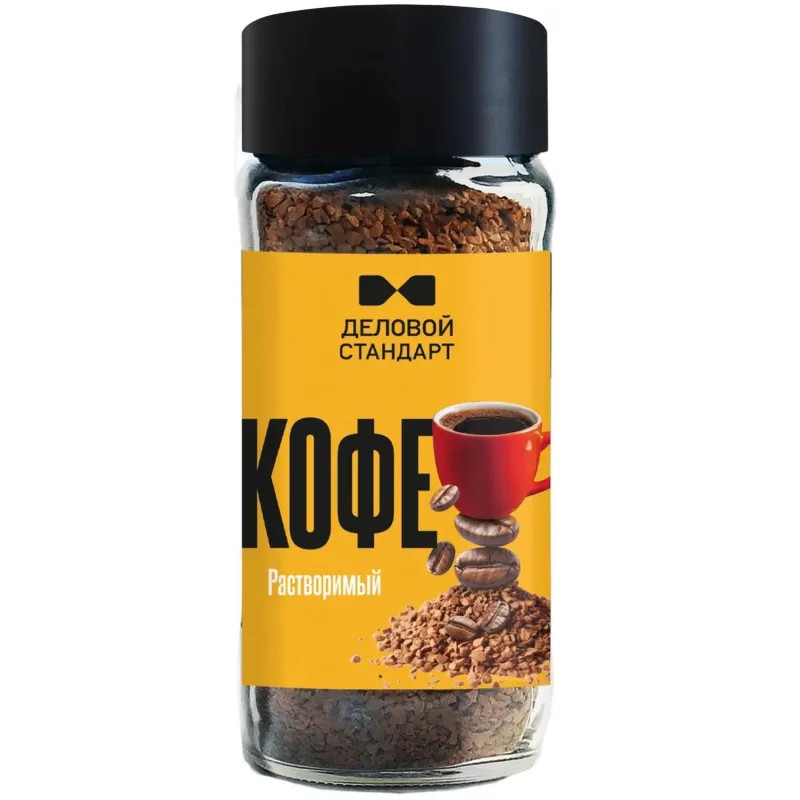 Кофе Деловой стандарт растворимый ст/б, 190г