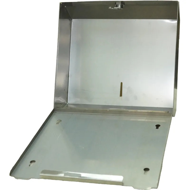 Диспенсер для полотенец лист Z, нерж. сталь, матовый, с ключом NV-2518