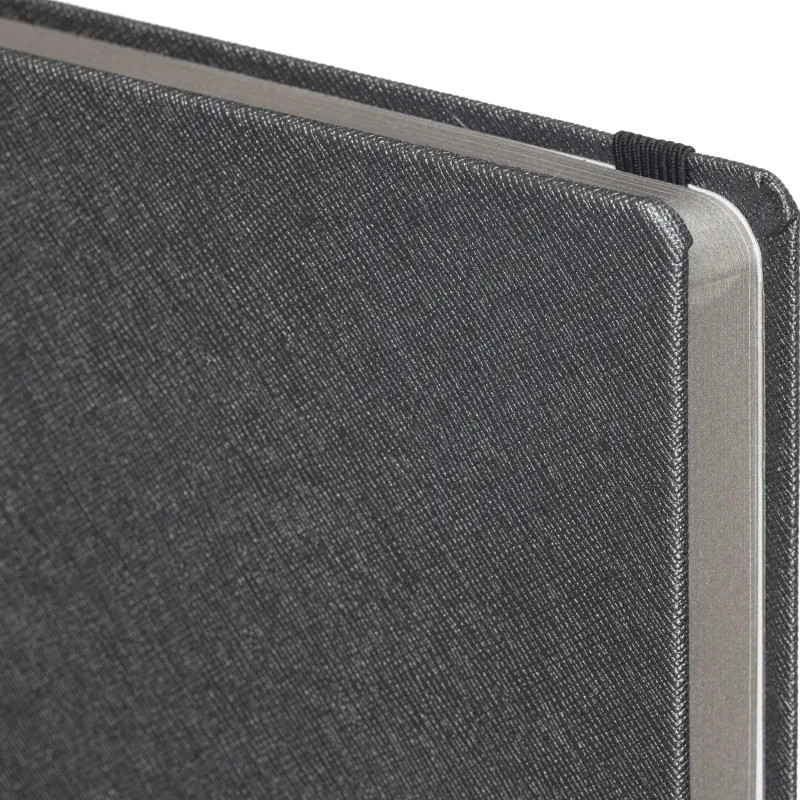 Ежедневник датированный 2026,Attache,сереб./резин./срез,А5,352стр,Рияд Ламе